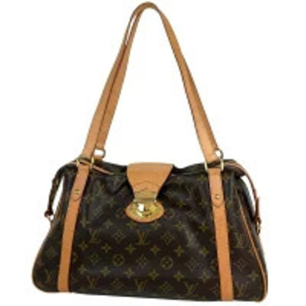 Louis Vuitton Stresa Shoulder Bag Handbag Monogram Brown